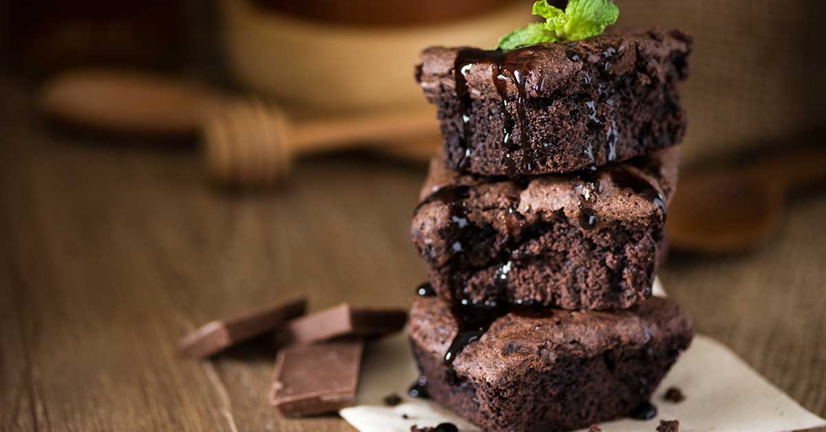 Brownies proteici senza zucchero