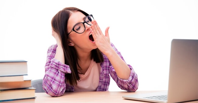 Attenta: se sei troppo stanca il cervello si addormenta!