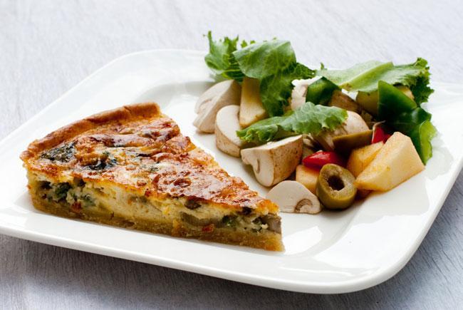 Torta salata ai funghi