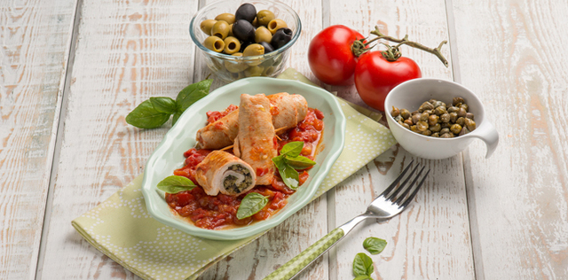 Involtini di tacchino