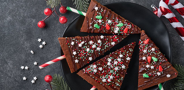 Alberelli di torta al cioccolato