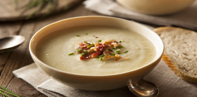 Zuppa di patate alla liquirizia